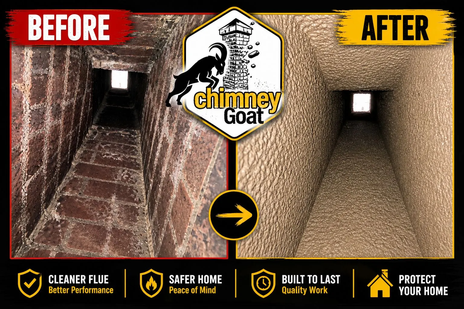 Chimney Liner Installation project in Milton by Chimney Goat