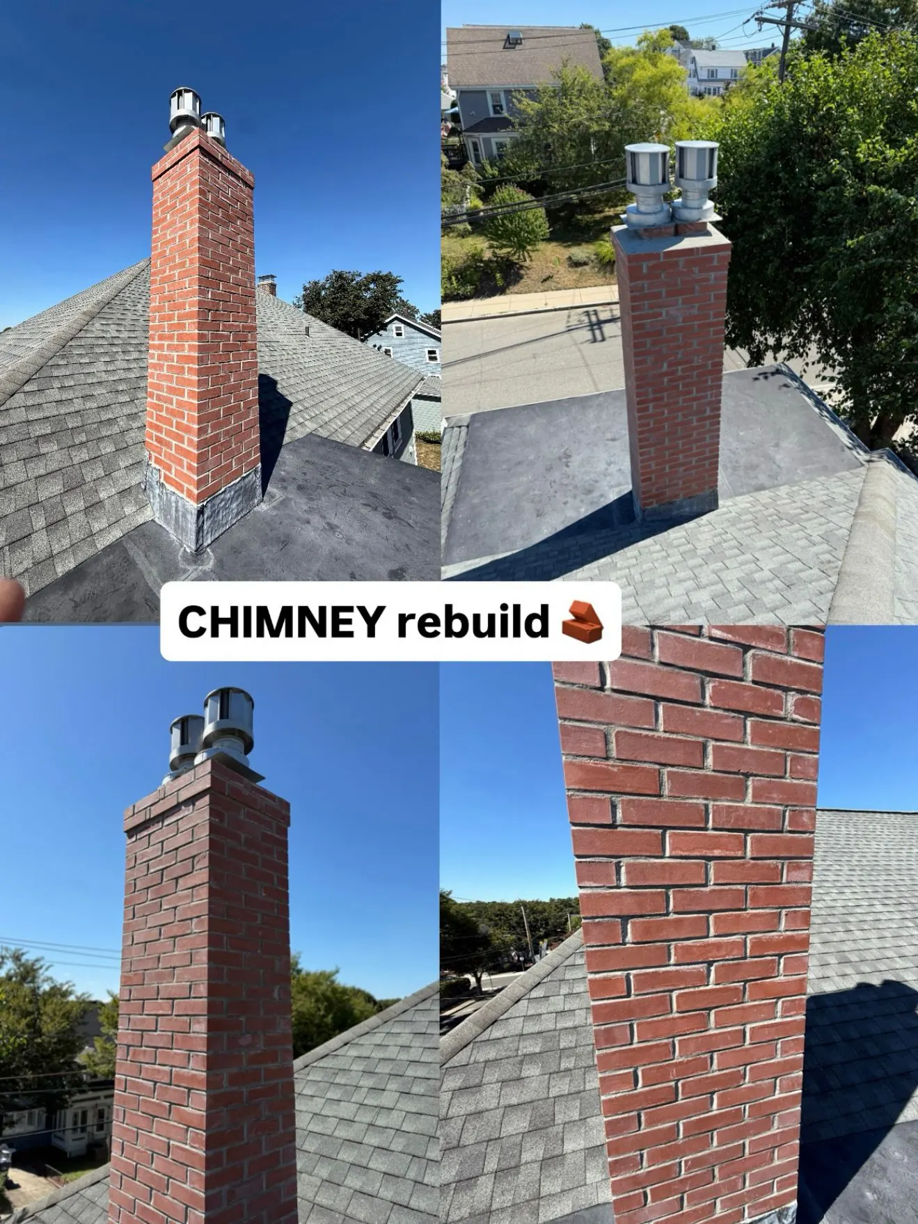 Before — Chimney Rebuild in Quincy